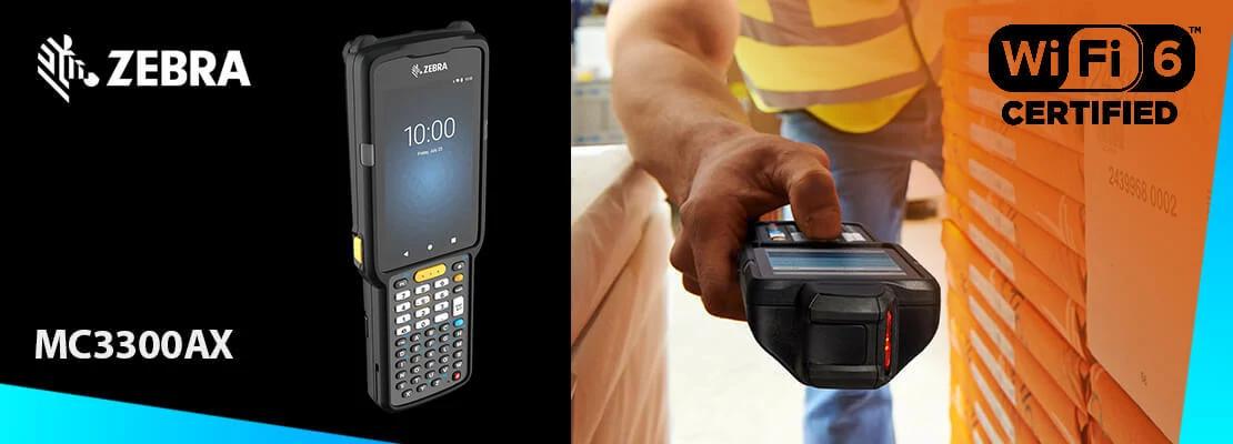Mobilný terminál Zebra MC3300ax kompatibilný so sieťou WiFi 6 je tu!