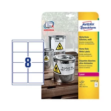 Avery Zweckform hárkové print etikety L4715-20