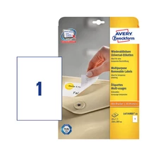 Avery Zweckform hárkové print etikety L4735REV-25