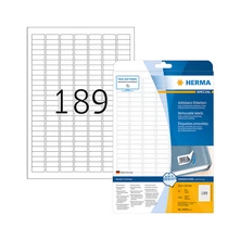 Herma hárkové print etikety 10001