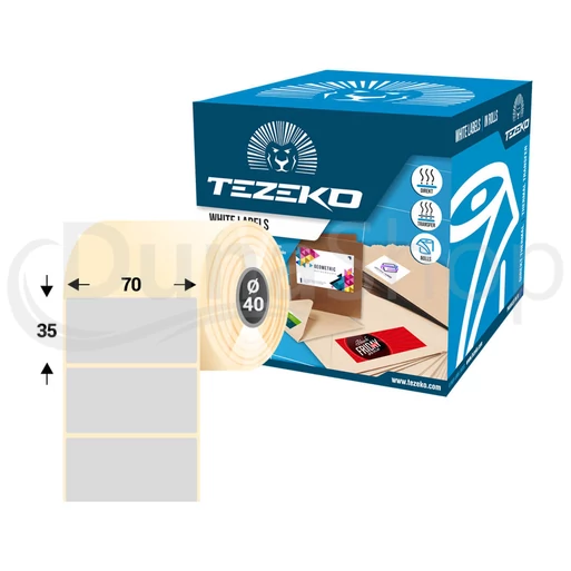 Tezeko samolepiace etikety, štítky, etiketa