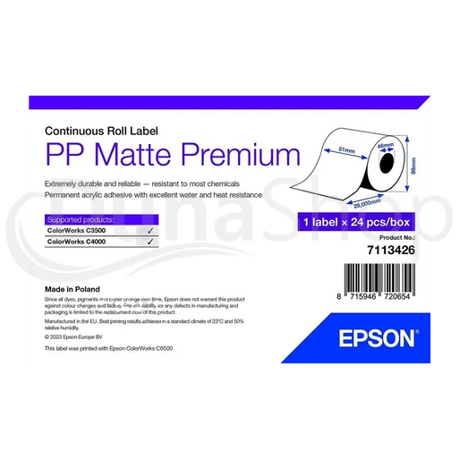 Epson samolepiace etikety 7113426