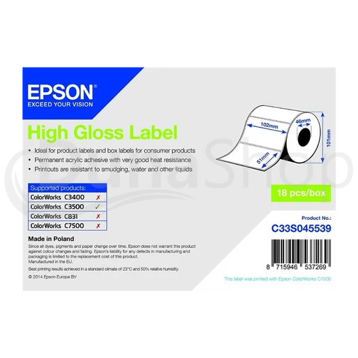 Epson samolepiace etikety 7113753