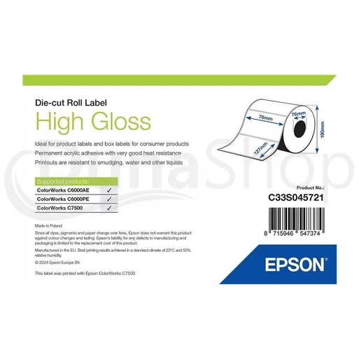 Epson samolepiace etikety 7113762