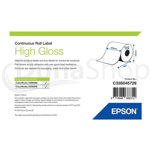 Epson samolepiace etikety 7113764