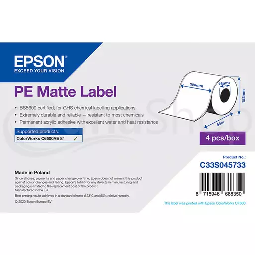 Epson samolepiace etikety C33S045733