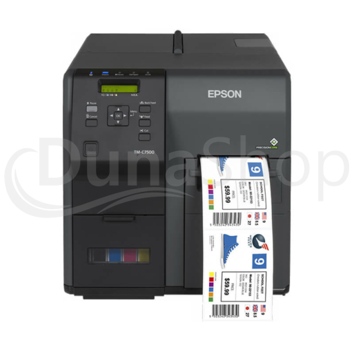 Epson C7500 tlačiareň etikiet