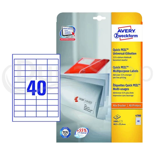 Avery Zweckform hárkové print etikety 4780