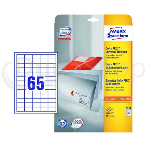 Avery Zweckform hárkové print etikety 6121