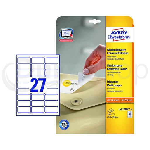 Avery Zweckform hárkové print etikety L4737REV-10