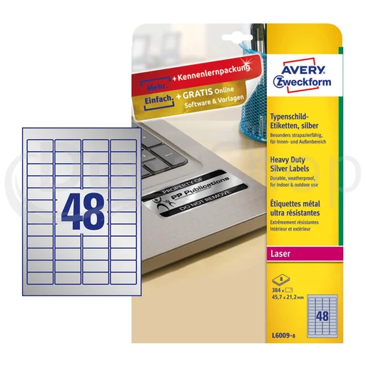 Avery Zweckform hárkové print etikety L6009-8