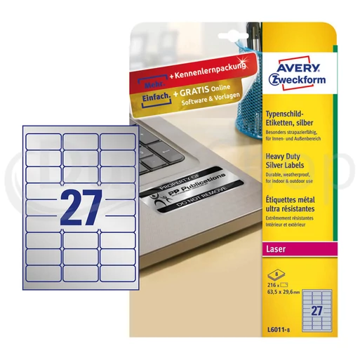 Avery Zweckform hárkové print etikety L6011-8