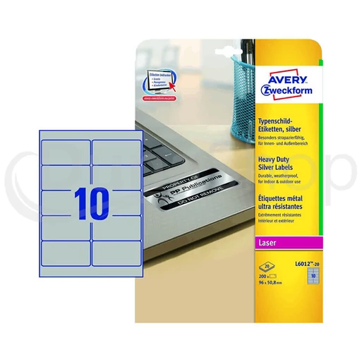 Avery Zweckform hárkové print etikety L6012-20