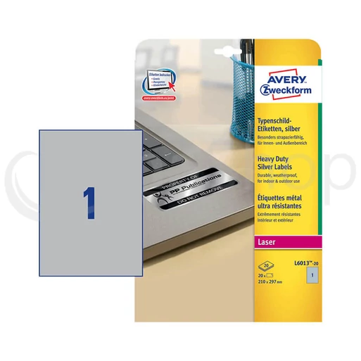 Avery Zweckform hárkové print etikety L6013-20