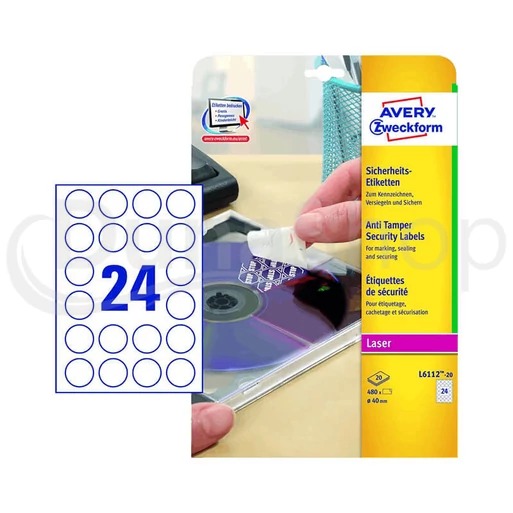 Avery Zweckform hárkové print etikety L6112-20