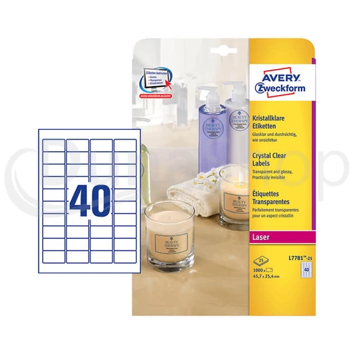 Avery Zweckform hárkové print etikety L7781-25