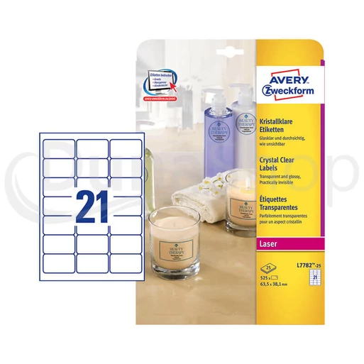Avery Zweckform hárkové print etikety L7782-25