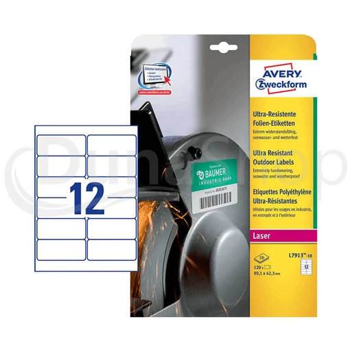 Avery Zweckform hárkové print etikety L7913-10