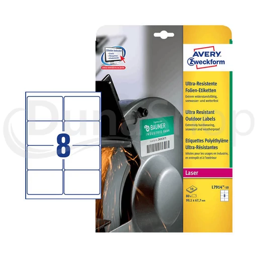 Avery Zweckform hárkové print etikety L7914-10