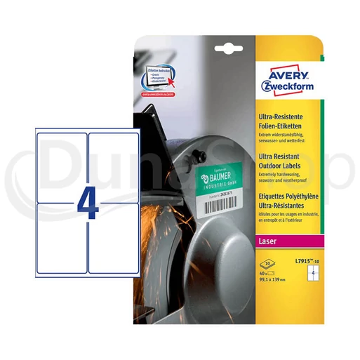 Avery Zweckform hárkové print etikety L7915-10