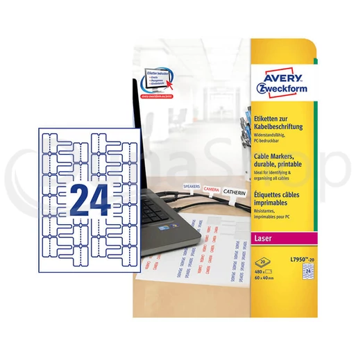 Avery Zweckform hárkové print etikety L7950-20