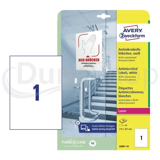 Avery Zweckform hárkové print etikety L8001-10