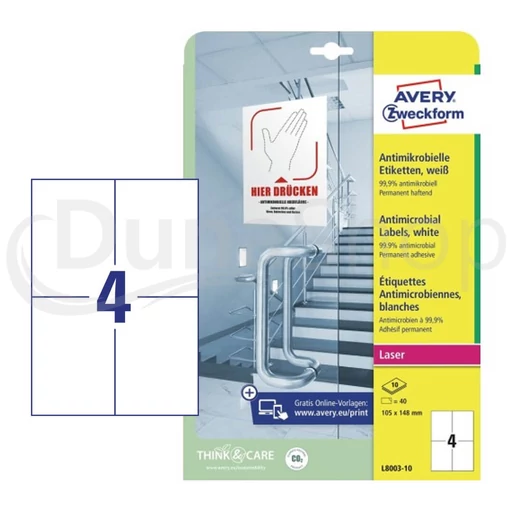 Avery Zweckform hárkové print etikety L8003-10