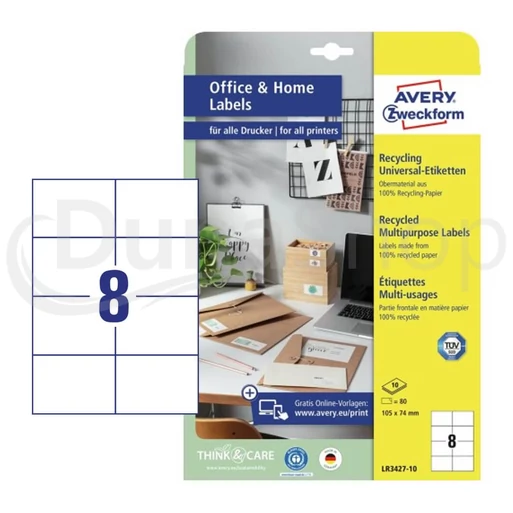 Avery Zweckform hárkové print etikety LR3427-10