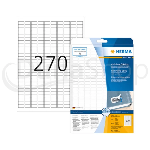 Herma hárkové print etikety 10000