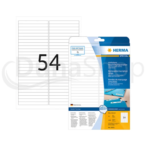 Herma hárkové print etikety 10015