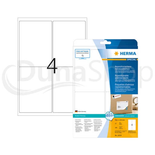 Herma hárkové print etikety 10019