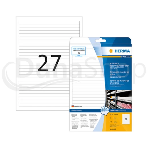 Herma hárkové print etikety 10022