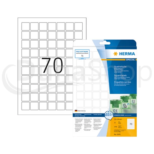 Herma hárkové print etikety 10105