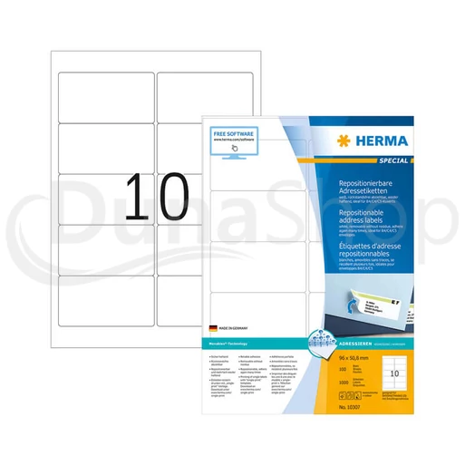 Herma hárkové print etikety 10307