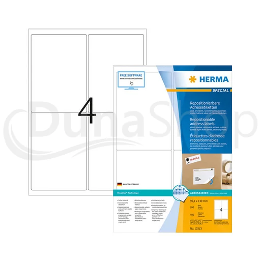 Herma hárkové print etikety 10313