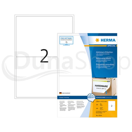 Herma hárkové print etikety 10314