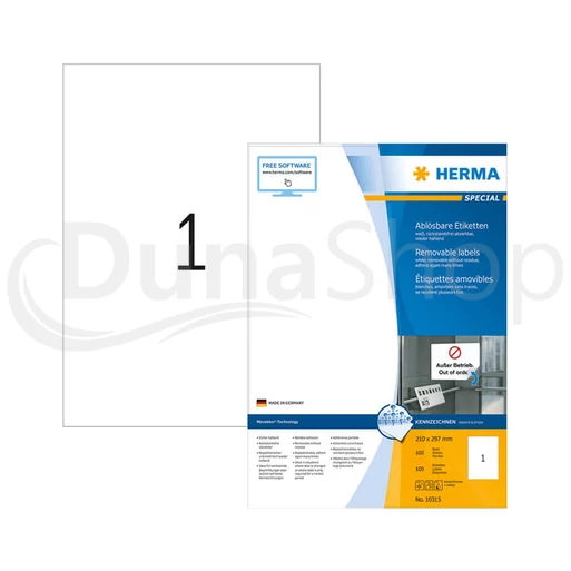 Herma hárkové print etikety 10315
