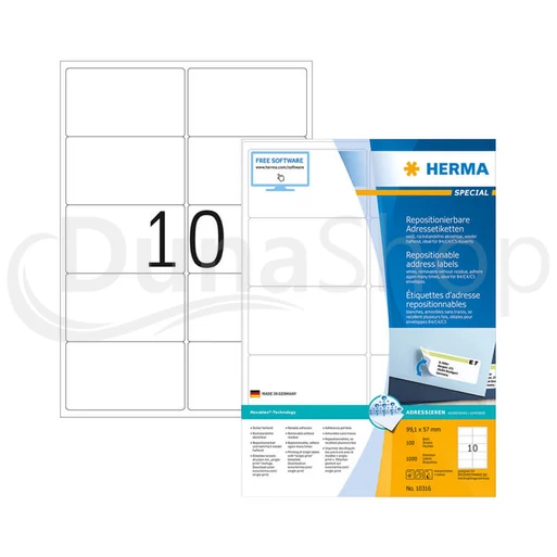 Herma hárkové print etikety 10316