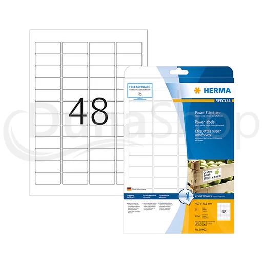 Herma hárkové print etikety 10902