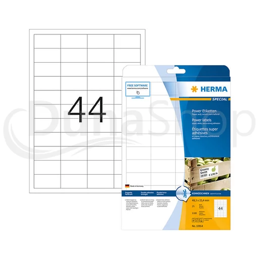 Herma hárkové print etikety 10914