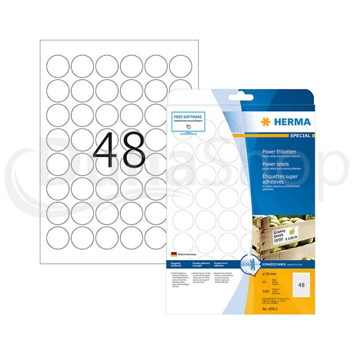 Herma hárkové print etikety 10915