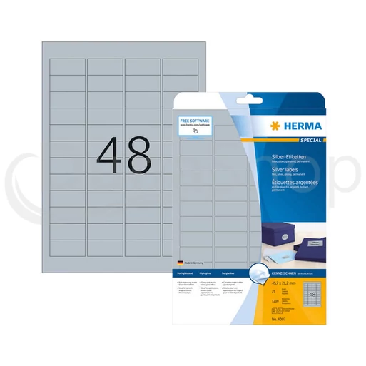 Herma hárkové print etikety 4097