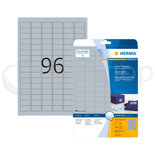 Herma hárkové print etikety 4110