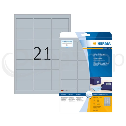 Herma hárkové print etikety 4113