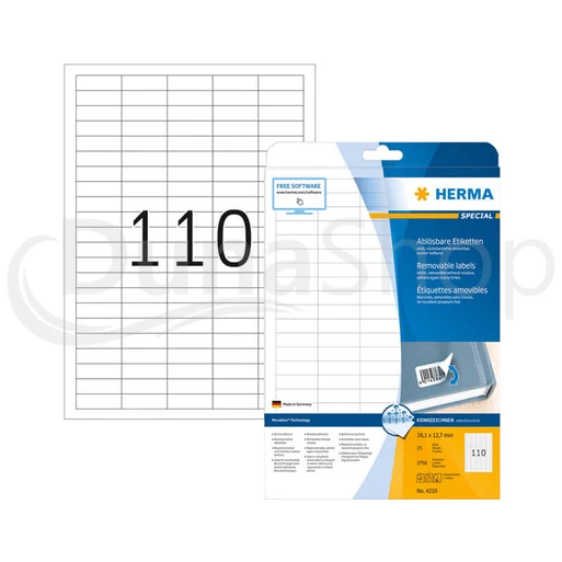 Herma hárkové print etikety 4210