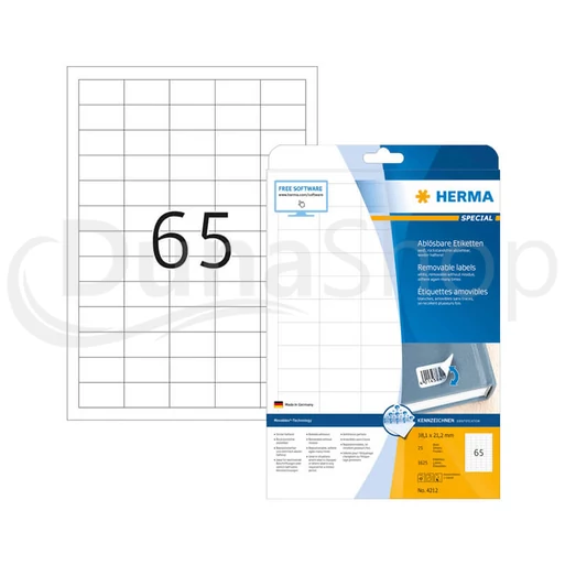 Herma hárkové print etikety 4212