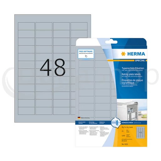 Herma hárkové print etikety 4221