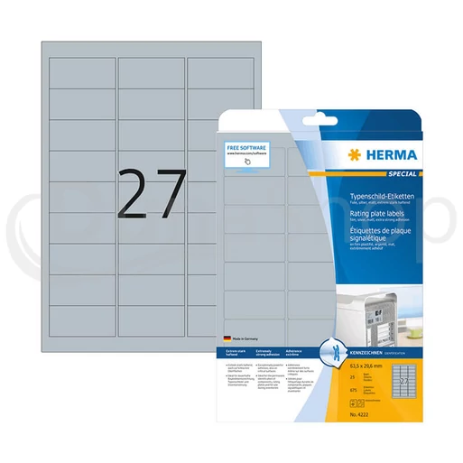 Herma hárkové print etikety 4222