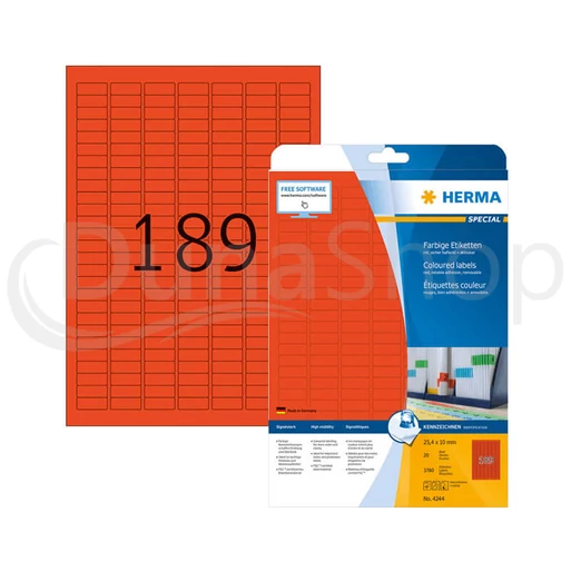 Herma hárkové print etikety 4244
