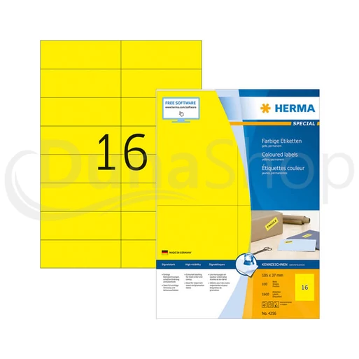 Herma hárkové print etikety 4256